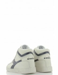 Diadora Sneakers Montantes Mixte Game L Hi Waxed Cuir Blanc/bleu -Hylton Magasin 899990 33 diadora 2