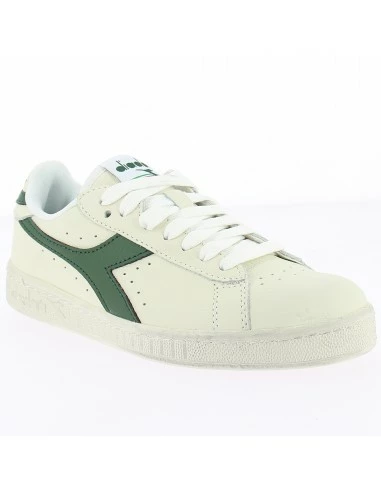 Diadora Sneakers Mixte Game L Low Waxe Cuir Blanc/vert 5 Diadora Sneakers Mixte Game L Low Waxe Cuir Blanc/vert – Image 3