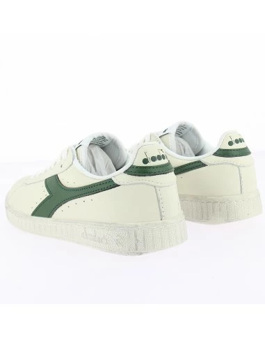 Diadora Sneakers Mixte Game L Low Waxe Cuir Blanc/vert 6 Diadora Sneakers Mixte Game L Low Waxe Cuir Blanc/vert – Image 4