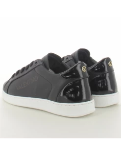 Valentino Baskets De Ville Homme 0714D-550 Cuir Noir -Hylton Magasin 91190714 1