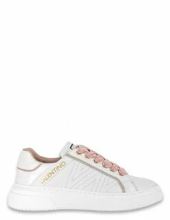 Valentino Baskets De Ville Femme Stan W1 Cuir Blanc
