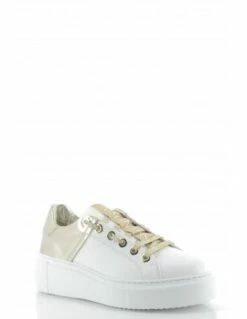Valentino Baskets Compensées Femme Baraga Summer Cuir Blanc/doré 8 Valentino Baskets Compensées Femme Baraga Summer Cuir Blanc/doré -Hylton Magasin 91b2201lam 780 valentino 2