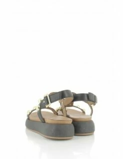 Inuovo Sandales Compensées 972012-blk-c08 -Hylton Magasin 972012 blk c08 inuovo 2