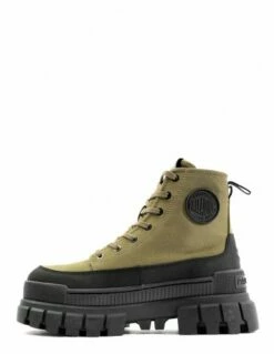 Palladium Boots Compensées Femme Revolt Boot Zip Tx Kaki -Hylton Magasin 98860 325 m palladium 2