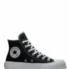 Converse Sneakers Compensées Montantes Femme Ctas Lugged 2.0 Hi Noir -Hylton Magasin a00870c converse