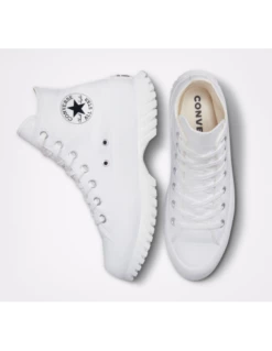 Converse Sneakers Compensées Montantes Femme Ctas Lugged 2.0 Hi Mono Blanc -Hylton Magasin a00871c converse 1