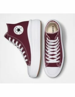 Converse Sneakers Compensées Montantes Femme Ctas Move Hi Bordeaux -Hylton Magasin a02430c converse 3