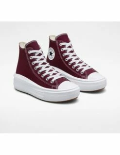 Converse Sneakers Compensées Montantes Femme Ctas Move Hi Bordeaux -Hylton Magasin a02430c converse 4