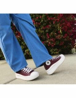 Converse Sneakers Compensées Montantes Femme Ctas Move Hi Bordeaux -Hylton Magasin a02430c converse 6