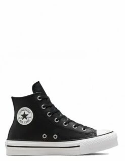 Converse Sneakers Semi-compensées Montantes Femme Ctas Eva Lift Hi Noir Ivoir
