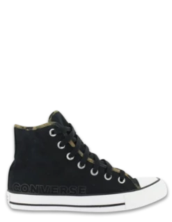 Converse Sneakers Montantes Femme Ctas Hi Noir Camouflage