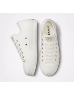 Converse Sneakers Compensées Basses Femme Lift Ox Simili Cuir Blanc 9 Converse Sneakers Compensées Basses Femme Lift Ox Simili Cuir Blanc -Hylton Magasin a02610c 103 converse 1