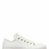 Converse Sneakers Compensées Basses Femme Lift Ox Simili Cuir Blanc -Hylton Magasin a02610c 103 converse