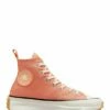 Converse Sneakers Compensées Montantes Femme Run Star Hike Hi Rose Orange Avec Motifs 1 Converse Sneakers Compensées Montantes Femme Run Star Hike Hi Rose Orange Avec Motifs -Hylton Magasin a02899c converse