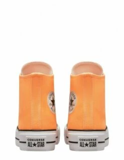 Converse Sneakers Montantes à Semelles Compensées Orange Fluo 10 Converse Sneakers Montantes à Semelles Compensées Orange Fluo -Hylton Magasin a03052c converse 3