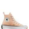 Converse Sneakers Compensées Femme Run Star Hike Hi Rose-Saumon 1 Converse Sneakers Compensées Femme Run Star Hike Hi Rose-Saumon -Hylton Magasin a03549c converse