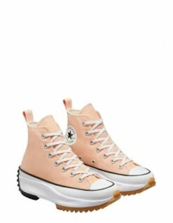 Converse Sneakers Compensées Femme Run Star Hike Hi Rose-Saumon -Hylton Magasin a03549c converse 2