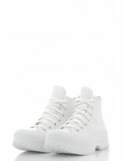 Converse Sneakers Compensées Montantes Femme Ctas Lugged 2.0 Hi Full White -Hylton Magasin a03705c converse 1