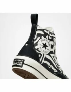 Converse Sneakers Compensées Montantes Femme Ctas Lift Hi Zebre -Hylton Magasin a03713c converse 4