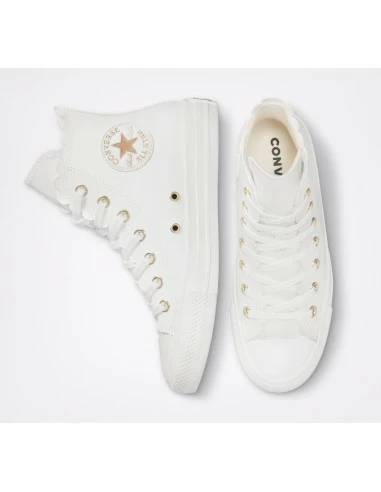 Converse Sneakers Montantes Femme Ctas Hi Vintage Similicuir Blanc 4 Converse Sneakers Montantes Femme Ctas Hi Vintage Similicuir Blanc – Image 2
