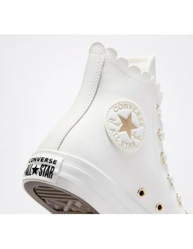 Converse Sneakers Montantes Femme Ctas Hi Vintage Similicuir Blanc 6 Converse Sneakers Montantes Femme Ctas Hi Vintage Similicuir Blanc – Image 4