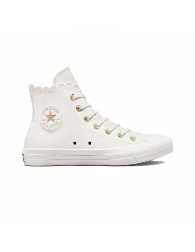 Converse Sneakers Montantes Femme Ctas Hi Vintage Similicuir Blanc 9 Converse Sneakers Montantes Femme Ctas Hi Vintage Similicuir Blanc – Image 7