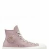 Converse Sneakers Compensées Montantes Femme Ctas Lift Hi Stone Cuir Rose -Hylton Magasin a03728c converse