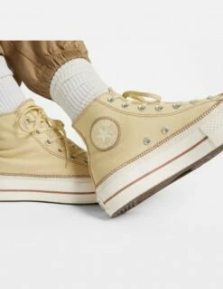 Converse Sneakers Femme Compensée Ctas Lift Hi Open Sesame -Hylton Magasin a04659c converse 5