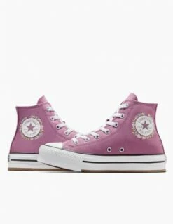 Converse Sneaker Femme Ctas Eva Lift Hi Dreamy Dahlia/white -Hylton Magasin a04753c converse 3