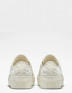 Converse Sneakers Compensées Femme Ctas Lift Ox Blanc -Hylton Magasin a05007c converse 3