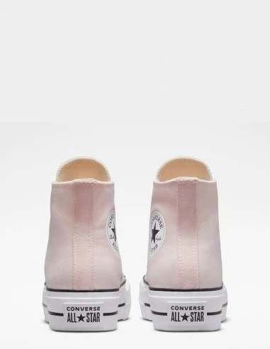 Converse Sneakers Compensées Montantes Femme Ctas Lift Hi Rose Pale 6 Converse Sneakers Compensées Montantes Femme Ctas Lift Hi Rose Pale – Image 4
