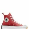 Converse Sneakers Compensées Montantes Femme Run Star Hike Hi Rouge/blanc -Hylton Magasin a05136c converse