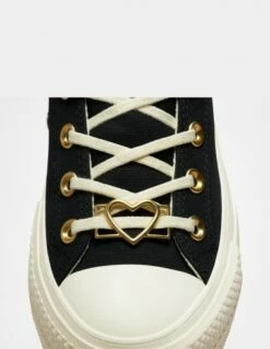 Converse Sneakers Compensées Montantes Femme Ctas Lift Hi Noir Blanc Doré Et Motifs -Hylton Magasin a05138c converse 6