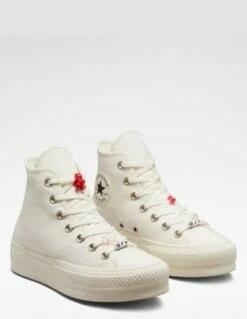 Converse Sneakers Compensées Femme Ctas Lift Hi Blanc 11 Converse Sneakers Compensées Femme Ctas Lift Hi Blanc -Hylton Magasin a06096c converse 2