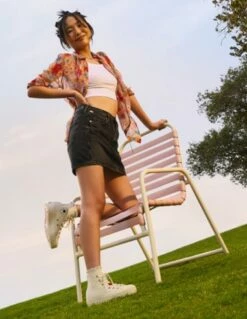 Converse Sneakers Compensées Femme Ctas Lift Hi Blanc 15 Converse Sneakers Compensées Femme Ctas Lift Hi Blanc -Hylton Magasin a06096c converse 6