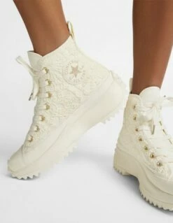 Converse Sneakers Compensées Femme Run Star Hike Hi Blanc -Hylton Magasin a06113c converse 4