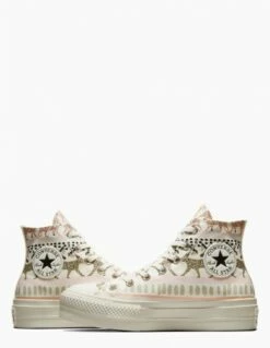 Converse Sneakers Compensées Femme Ctas Lift Hi Imprimé Animalier -Hylton Magasin a06817c converse 4