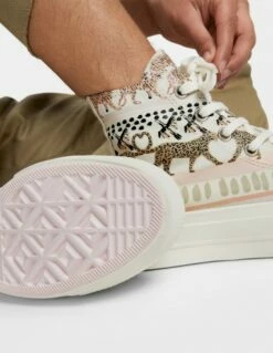 Converse Sneakers Compensées Femme Ctas Lift Hi Imprimé Animalier -Hylton Magasin a06817c converse 7