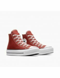 Converse Sneakers Compensée Ctas Lift Hi Ritual Red -Hylton Magasin a06896c converse 1