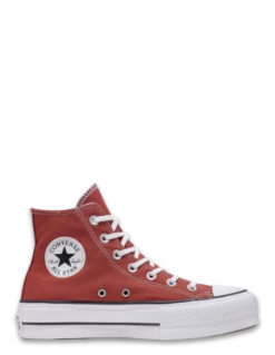 Converse Sneakers Compensée Ctas Lift Hi Ritual Red