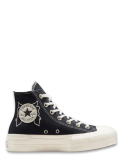 Converse Sneakers Compensée Ctas Lift Hi Black/black/egret