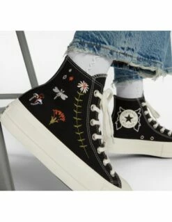 Converse Sneakers Compensée Ctas Lift Hi Black/black/egret -Hylton Magasin a07110c converse 4