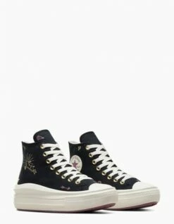 Converse Sneakers Compensée Ctas Move Hi Black/dreamy Dahlia -Hylton Magasin a07136c converse 2