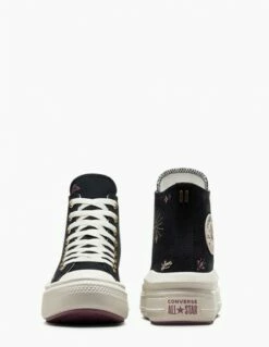Converse Sneakers Compensée Ctas Move Hi Black/dreamy Dahlia -Hylton Magasin a07136c converse 4