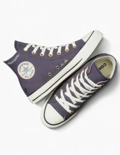 Converse Sneakers Montantes Femme Ctas Hi Dark Violet/motifs 9 Converse Sneakers Montantes Femme Ctas Hi Dark Violet/motifs -Hylton Magasin a07137c converse 1
