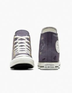 Converse Sneakers Montantes Femme Ctas Hi Dark Violet/motifs 12 Converse Sneakers Montantes Femme Ctas Hi Dark Violet/motifs -Hylton Magasin a07137c converse 4