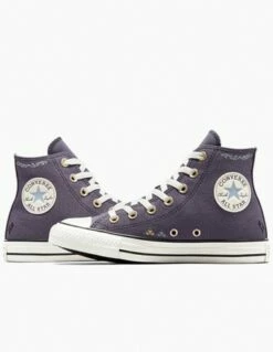 Converse Sneakers Montantes Femme Ctas Hi Dark Violet/motifs 13 Converse Sneakers Montantes Femme Ctas Hi Dark Violet/motifs -Hylton Magasin a07137c converse 5