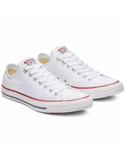 Converse Sneakers Basses Mixte All Star Ox Blanc -Hylton Magasin all star ox 1