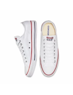 Converse Sneakers Basses Mixte All Star Ox Blanc -Hylton Magasin all star ox 2