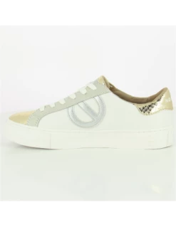 No Name Baskets De Ville Femme Arcade Side Cuir Blanc/or 10 No Name Baskets De Ville Femme Arcade Side Cuir Blanc/or -Hylton Magasin arcade side 2